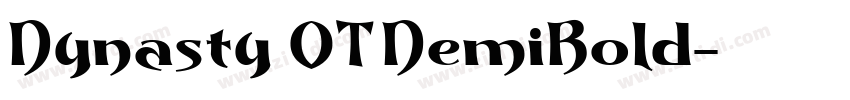 Dynasty OT DemiBold字体转换 Dynasty OT DemiBold字体转换